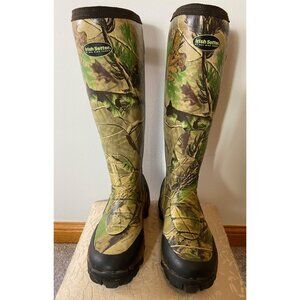 Irish Setter Rutmaster 2.0 17" Waterproof Rubber Boots Mossy Oak Camo Size 10